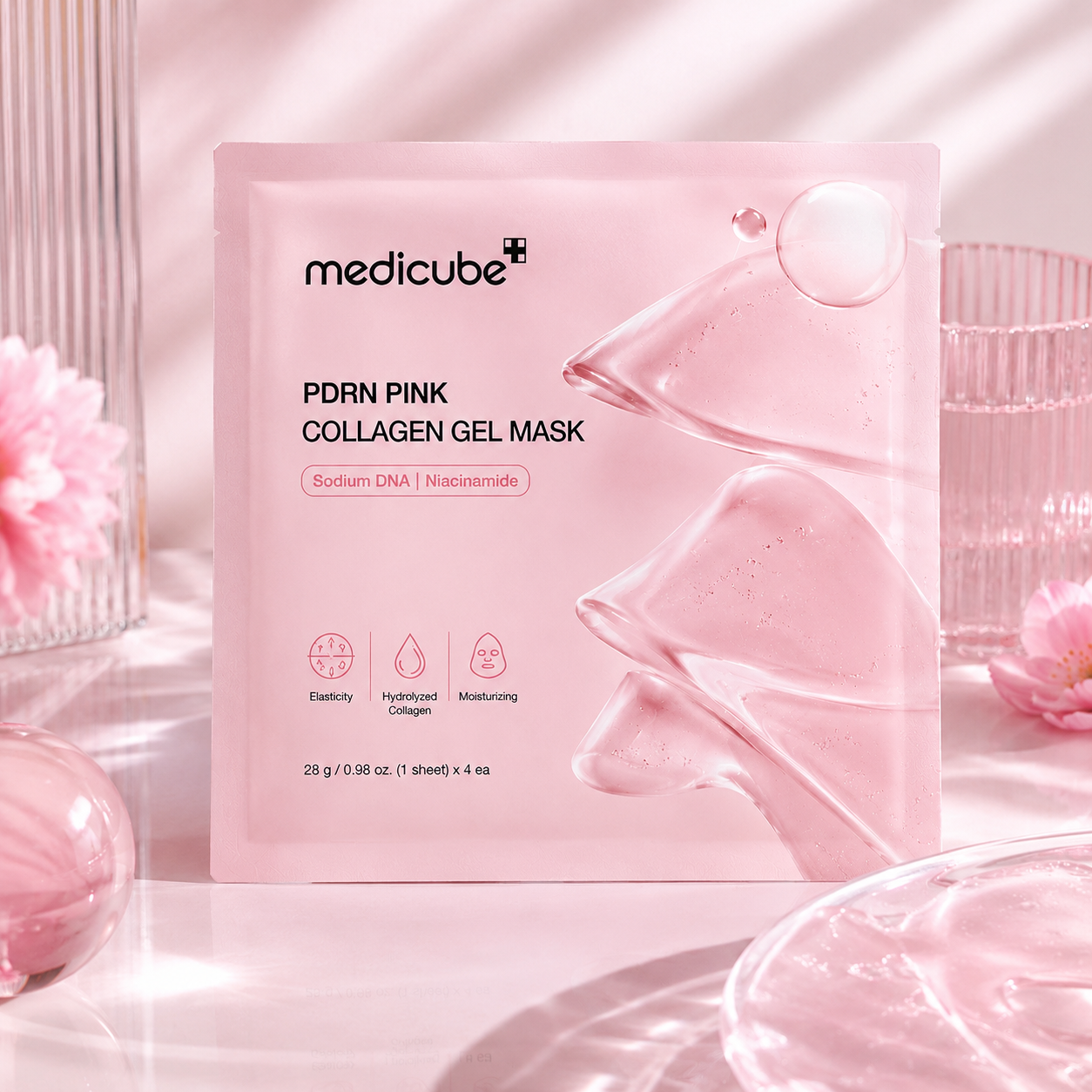 Medicube PDRN Overnight Glow Bundle | Serum + Collagen Gel Mask