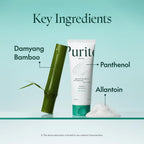 Mighty Bamboo Panthenol Cleanser, Gentle Face Wash for Moisturizing, Makeup Remover, for Sensitive Skin, Vegan & Cruelty-Free Face Cleanser150Ml / 5.07 Fl. Oz.