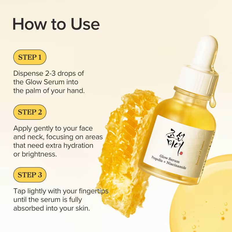 Propolis Serum – Nourishing & Hydrating Korean Facial Serum for Healthy Glowing Skin | 30ml
