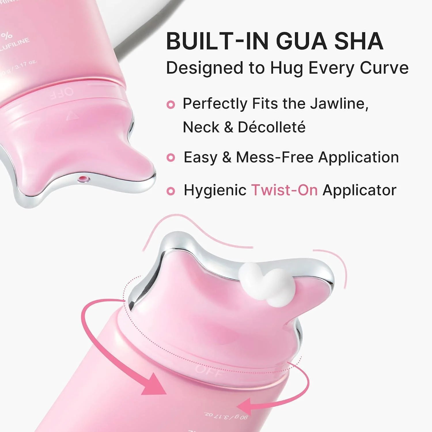 PDRN Collagen Neck Cream with Gua Sha Massager