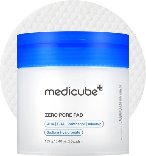Zero Pore Pads 2.0 - Dual-Textured Facial Toner Pads for Exfoliation and Minimizing Pores with 4.5% AHA Lactic Acid & 0.45% BHA Salicylic Acid - Ideal for All Skin Types - Korean Skin Care